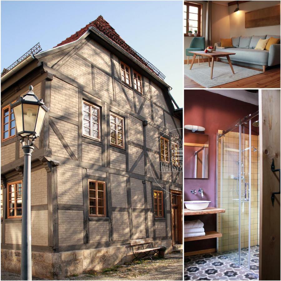 Ferienhaus -Kaisereinsde - In Lehmbauweise Parken Gratis Quedlinburg Exteriör bild